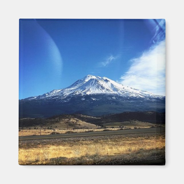 Mt. Shasta, CA Magnet (Framsidan)