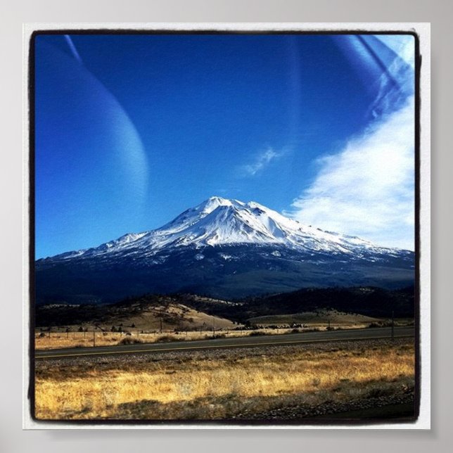 Mt. Shasta, CA Poster (Framsidan)