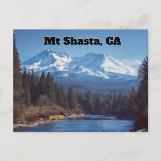 Mt Shasta, CA Vykort
