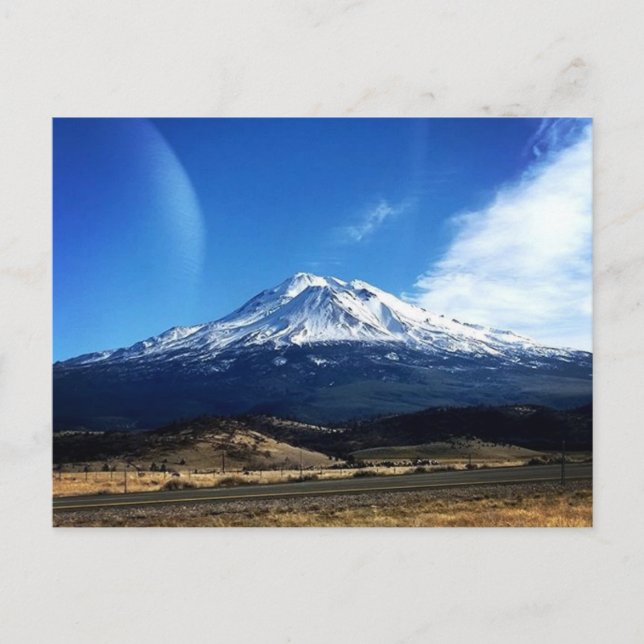 Mt. Shasta, CA Vykort (Framsida)