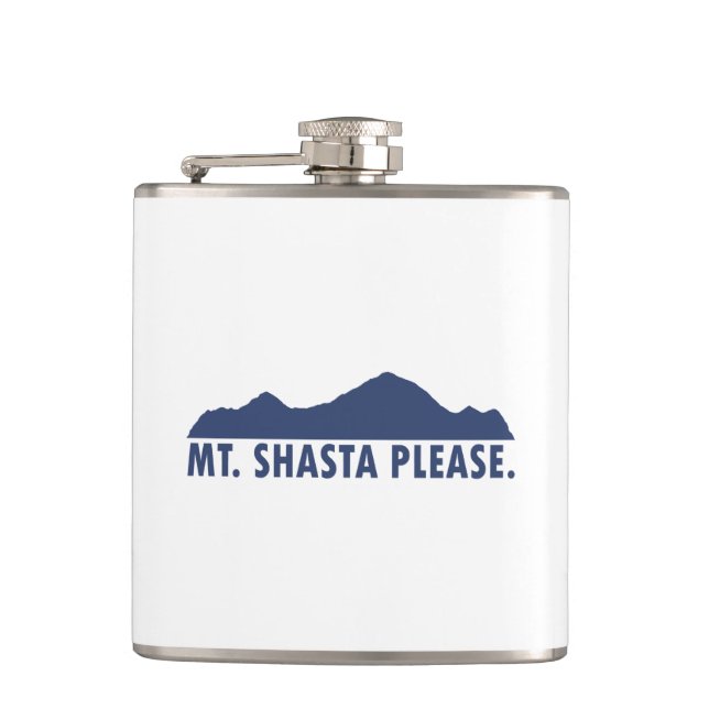 Mt. Shasta California Snälla Fickplunta (Framsidan)