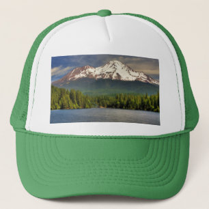 MT-SHASTA FRÅN SJÖN SISKIYOU TRUCKERKEPS