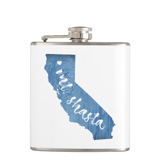 Mt. Shasta Kalifornien Trästruktur Fickplunta (Framsidan)