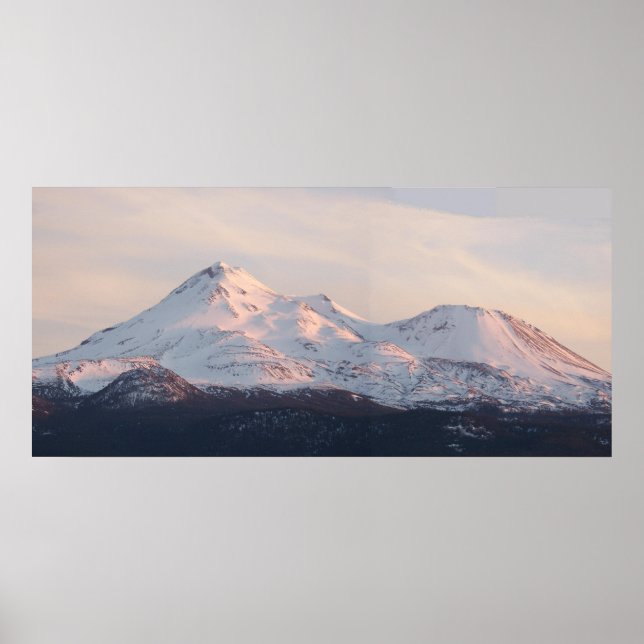 Mt. Shasta Poster (Framsidan)