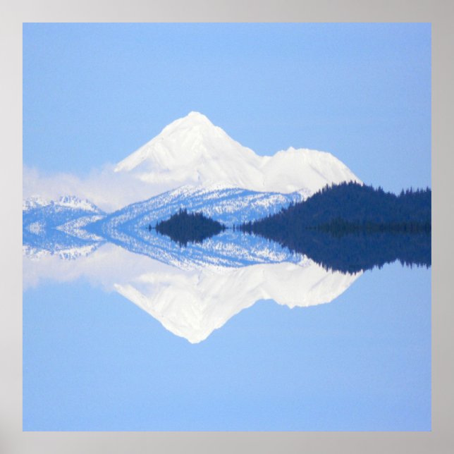 Mt. Shasta-reflektioner..... Poster (Framsidan)