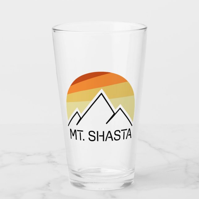Mt. Shasta Retro Glaskopp (Framsida)