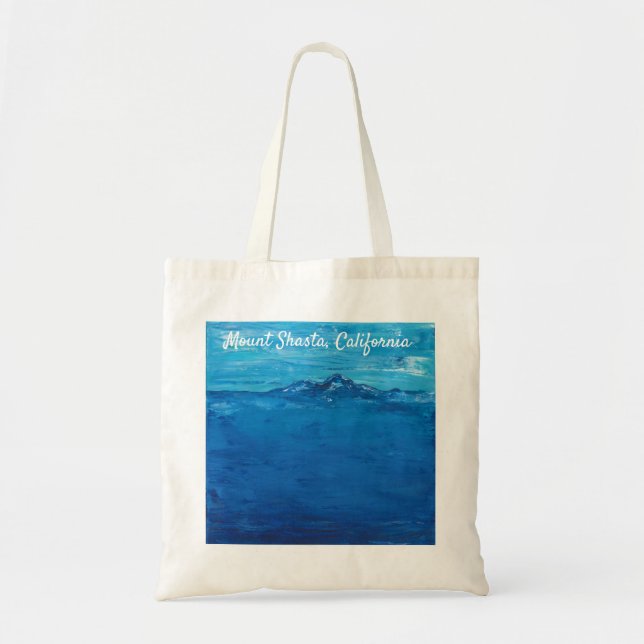 Mt. Shasta Tote Bag Tygkasse (Framsidan)