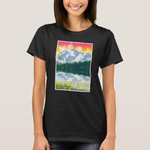 Mt Shucksan North Cascades nationalpark Travel Po T Shirt