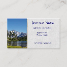 Mt Shuksan från bild sjön Visitkort