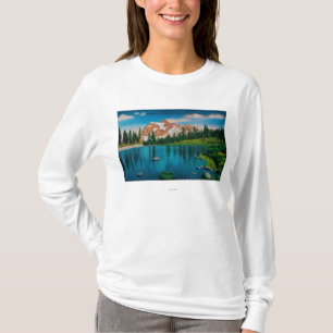 Mt. Shuksan och bild sjö, WA T Shirt