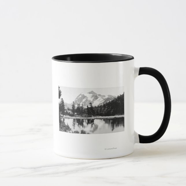 Mt. Shuksan och Mt. Baker Lodge Photograph Mugg (Höger)