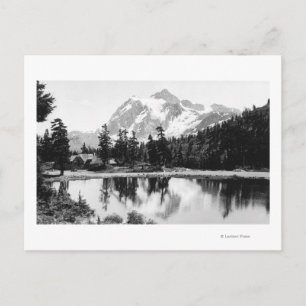 Mt. Shuksan och Mt. Baker Lodge Photograph Vykort