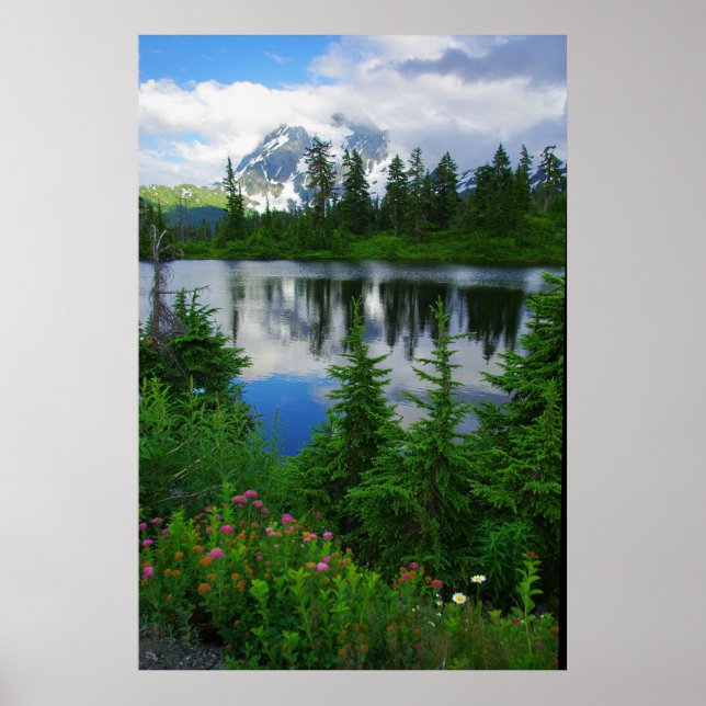 Mt. Shuksan Poster (Framsidan)