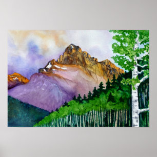 Mt., Sneffels-Sommar Poster