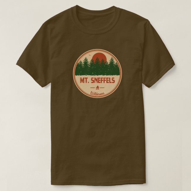 Mt. Sneffels Wilderness Colorado T Shirt (Design framsida)