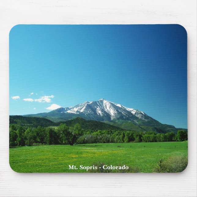 Mt. Sopris Mousepad Musmatta (Framsidan)