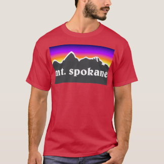 Mt Spokane Mountain Washington Ski Snowboard Mt Ba T Shirt