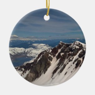 Mt.-St. Helen som där vars, gjort det Julgransprydnad Keramik