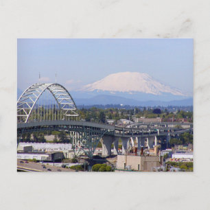 Mt St Helens & Fremont Bridge Postcards Vykort