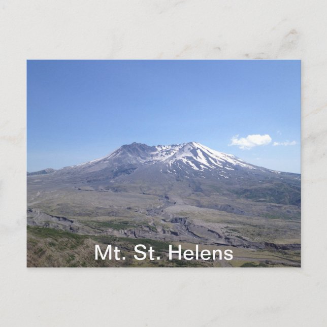 Mt. St. Helens Vykort (Framsida)