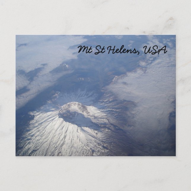 Mt St Helens vykort (Framsida)