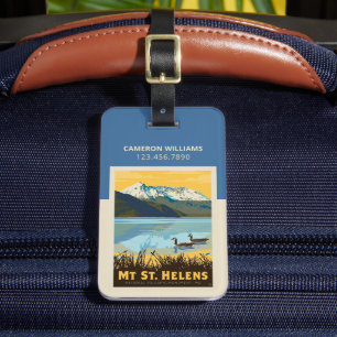 Mt St. Helens Washington Bagagebricka
