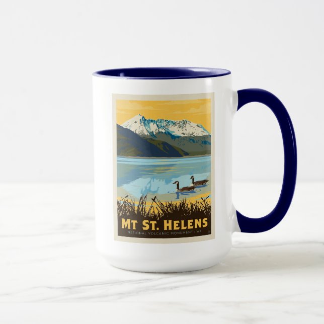 Mt St. Helens | Washington Mugg (Höger)
