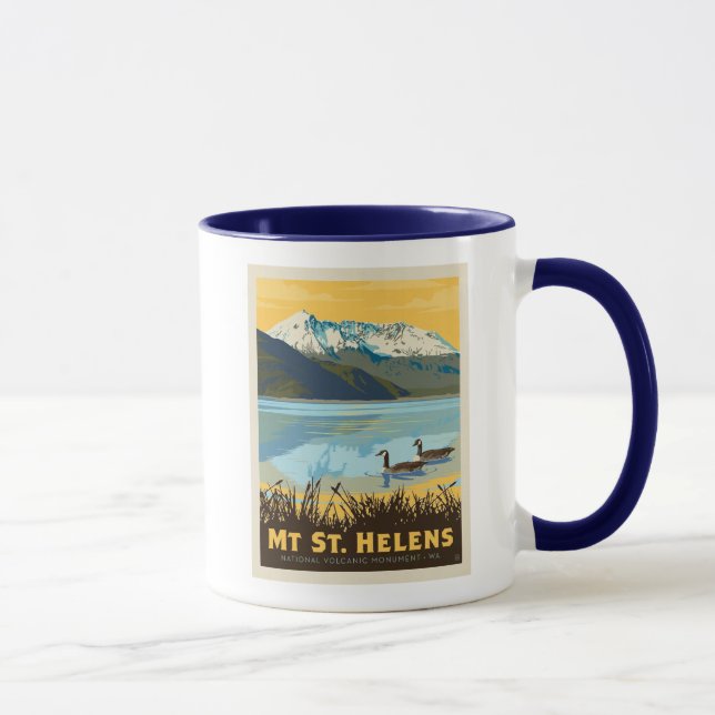 Mt St. Helens | Washington Mugg (Höger)