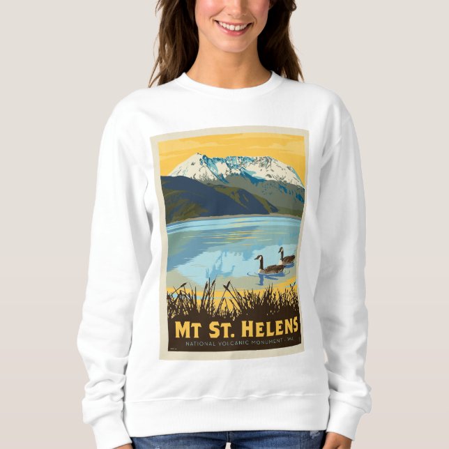 Mt St. Helens | Washington T Shirt (Framsida)