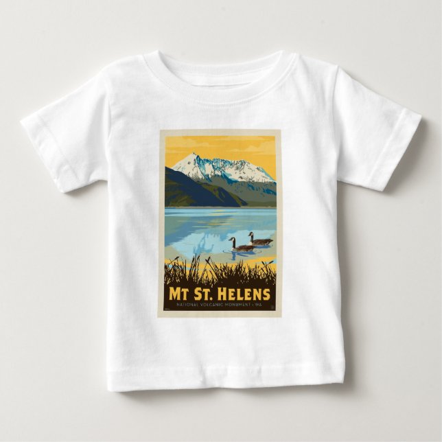 Mt St. Helens | Washington T Shirt (Framsida)