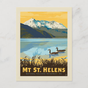 Mt St. Helens Washington Vykort