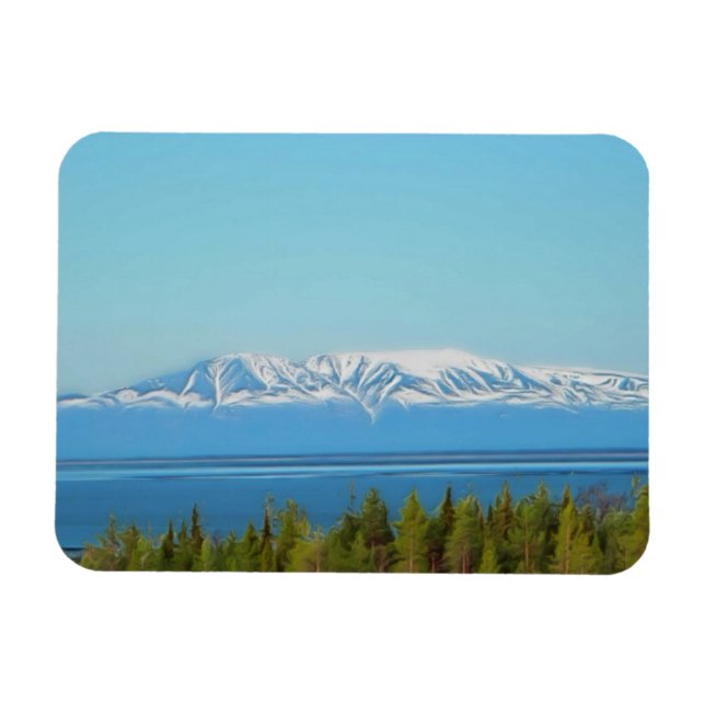 Mt. Susitna Magnet (Horisontell)