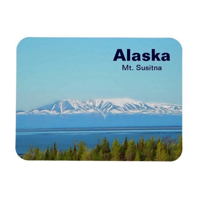 Mt. Susitna Magnet (Horisontell)