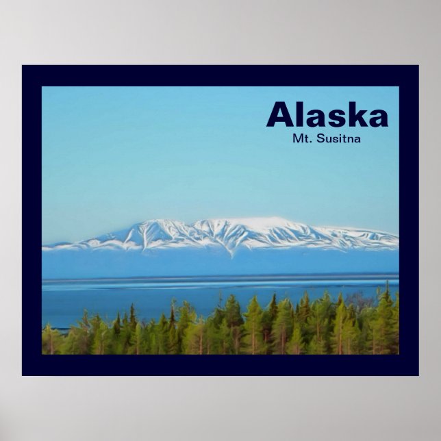 Mt. Susitna Poster (Framsidan)