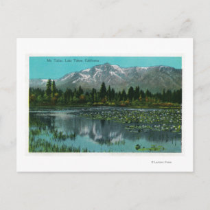 Mt. Tallac och Sjö Tahoe, Kalifornien Vykort
