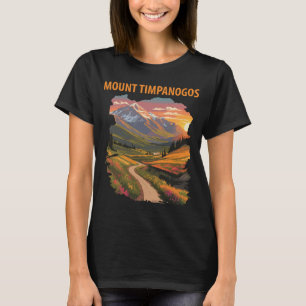Mt Timpanogos Utah Berg Retro Resa T Shirt