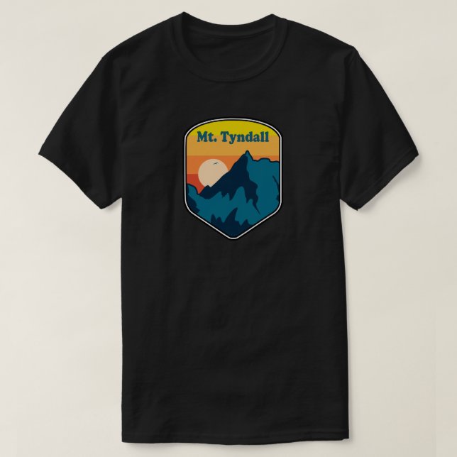 Mt. Tyndall California Sunrise T Shirt (Design framsida)