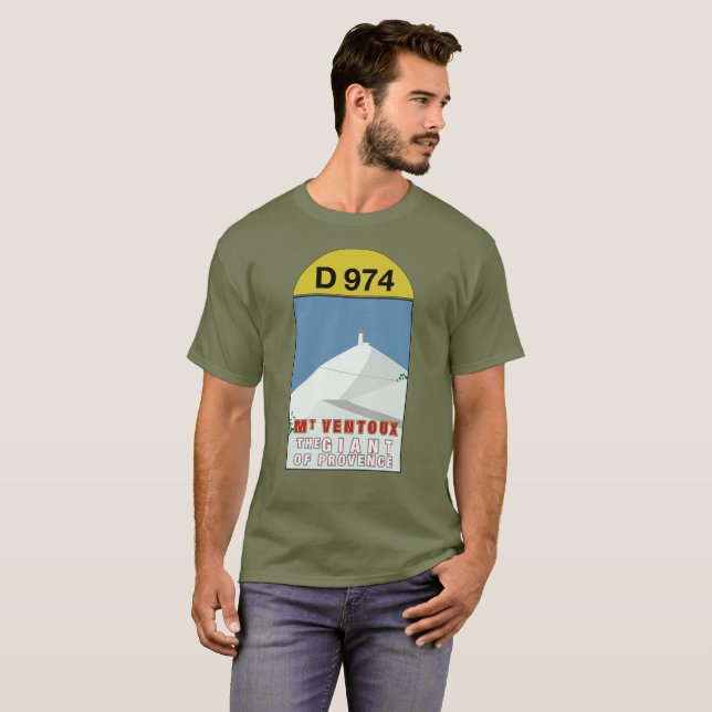 MT VENTOUX Giant of Provence T Shirt (Hel framsida)