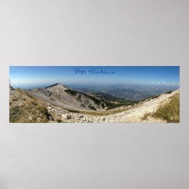 Mt. Ventoux - Panorama-vy Poster