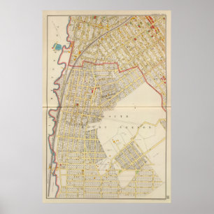 Mt Vernon Atlas Karta Poster