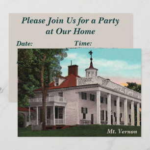 Mt. Vernon Festinladning Inbjudningar
