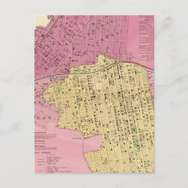 Mt Vernon, NY Vykort (Framsida)