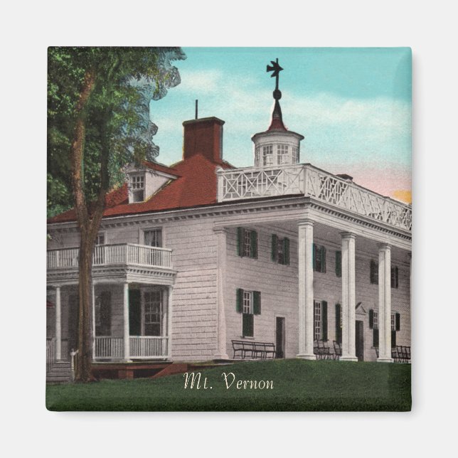 Mt. Vernon Vintage Magnet (Framsidan)