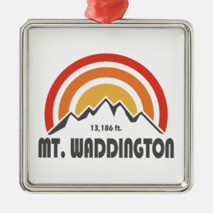 Mt. Waddington British Columbia Julgransprydnad Metall