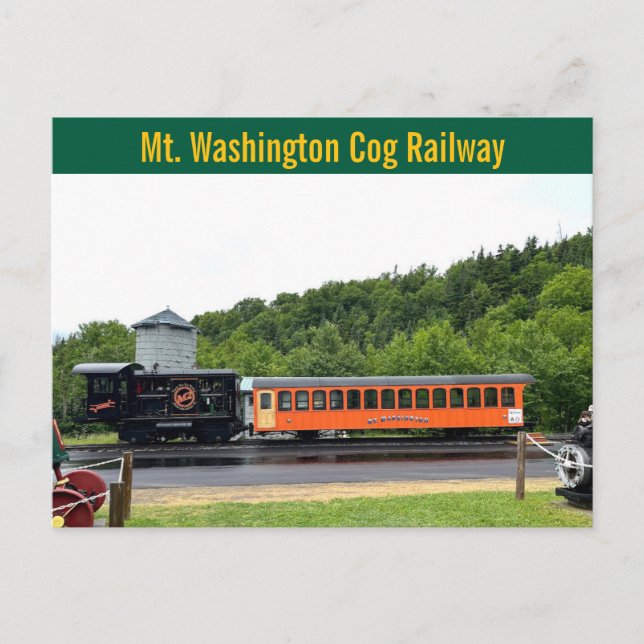 Mt. Washington Cog Railway Postcard Vykort (Framsida)