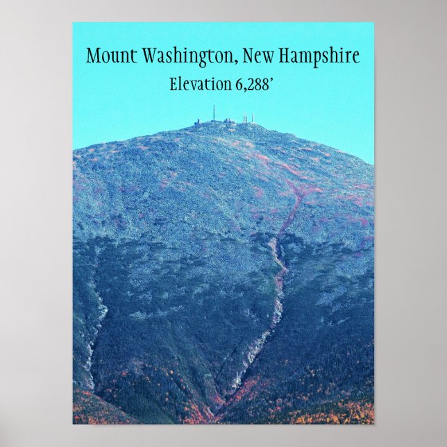 Mt. Washington Poster (Framsidan)