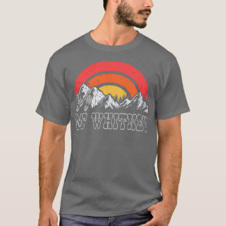 Mt Whitney Hiking med Retro Sunset T Shirt