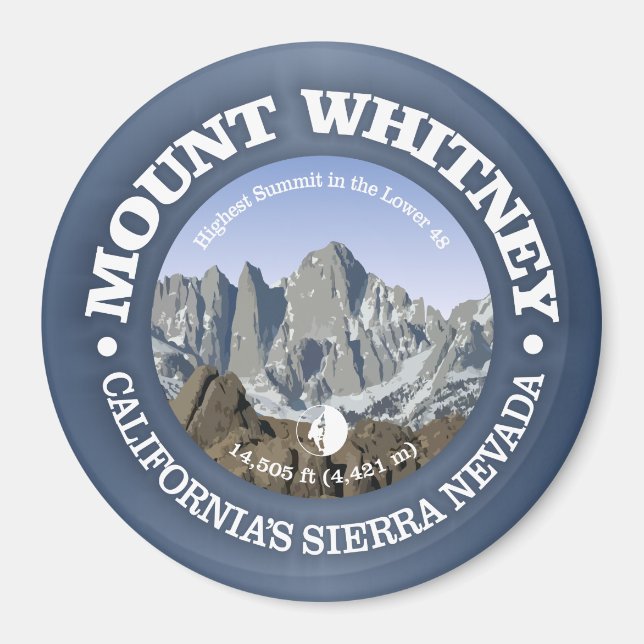 Mt Whitney Magnet (Framsidan)