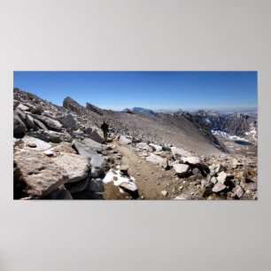 Mt Whitney nål Traverse - John Muir Trail Poster