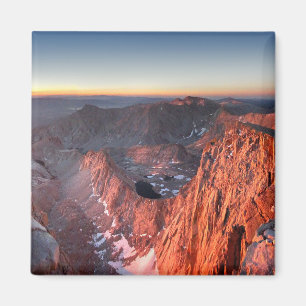 Mt Whitney och höjdpunktsoluppgång - John Muir Magnet